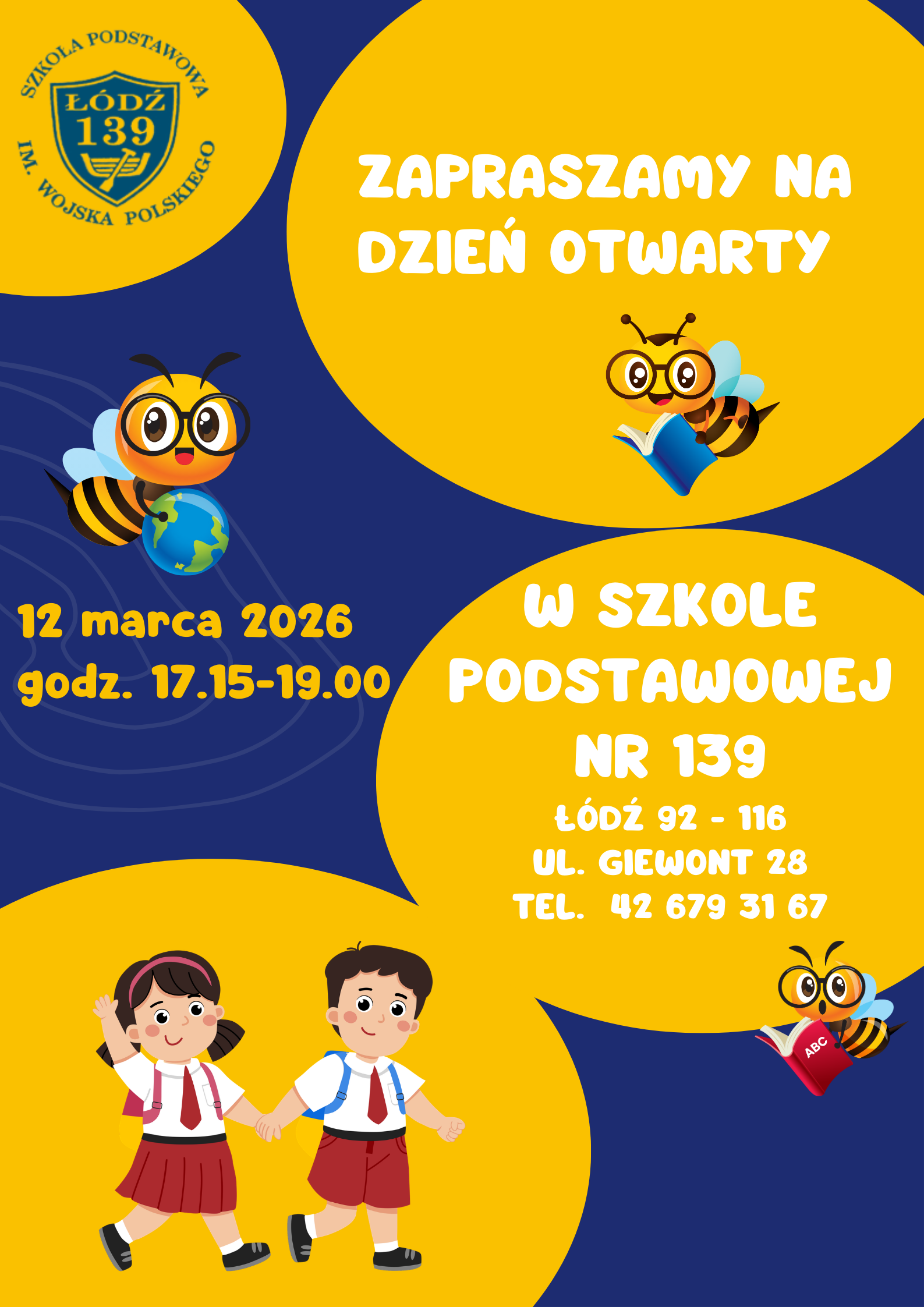 Zapraszamy 12 marca 2026r. w godzinach 17.15 - 19.00