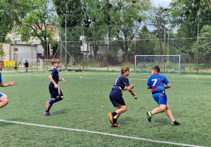 Nasi zawodnicy w czasie gry.