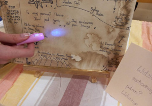 Prace uczniów Muzeum "Hobbita" - mapa