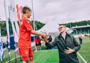 Patryk na podium