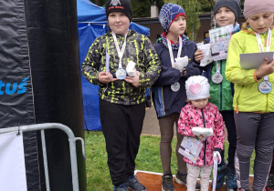 Tymek na podium