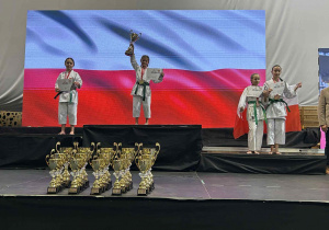 Ala Jakubiak z klasy 4b na podium
