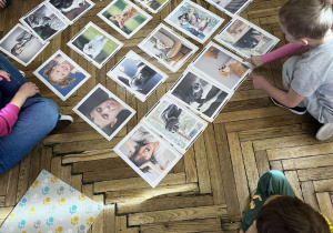 Dzieci w czasie wykonywania zajęć