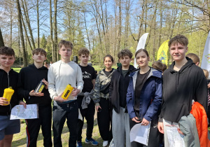 Uczniowie - zwodnicy z klasy 8a