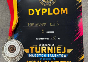 Dyplom i medal Franka