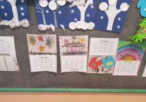 Wystaw kalendarzy wykonanych przez uczniów