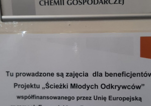 Tabliczka - Politechnika Łódzka. Instytut Technologii Polimerów i Barwników.